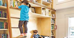 کتابخانه کودکان ارتباط تعداد کتاب‌های خانه با توانایی ذهنی کودکان